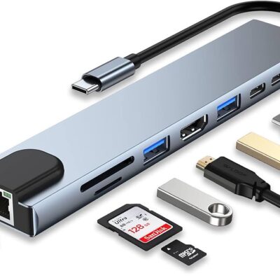Buy USB Type-C Converter 8-in-1 Multiport Adapter in nairobi cbd kenya