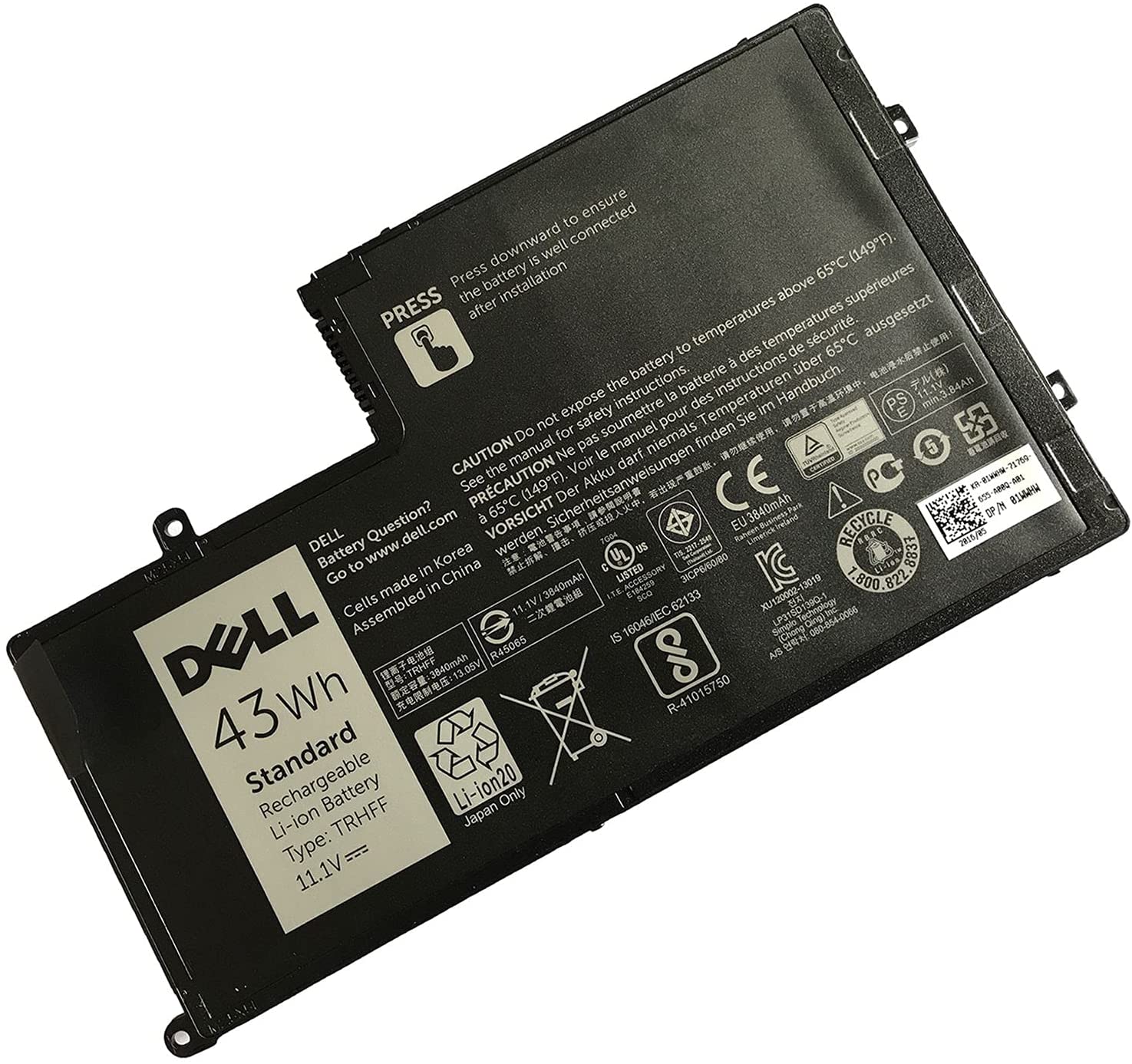 Dell Latitude 14-3450 Battery (TRHFF) Replacement | Valtech Computers
